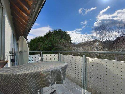 ...gelangen Sie direkt auf den Balkon