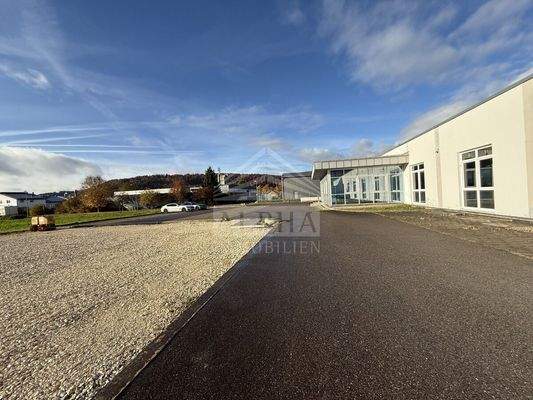 Sicht auf die Zufahrt