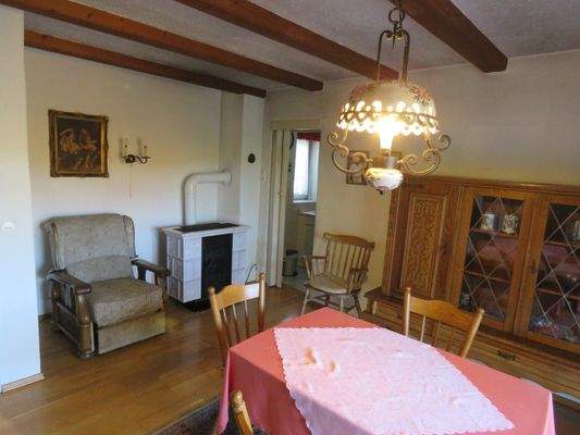 Kaminanschluss im Esszimmer