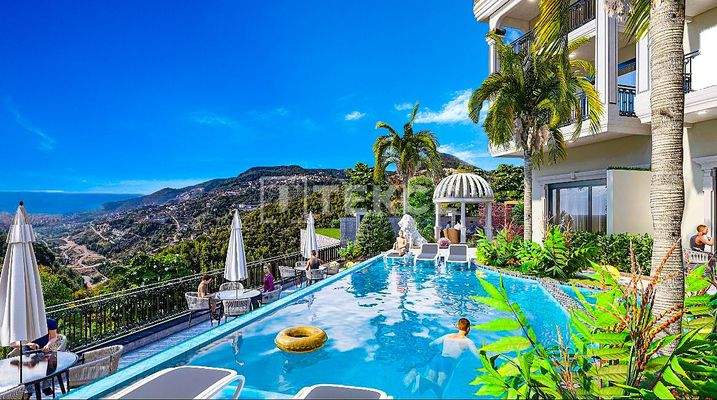 Panoramic Sea and City View Apartments in Bektaş Alanya
