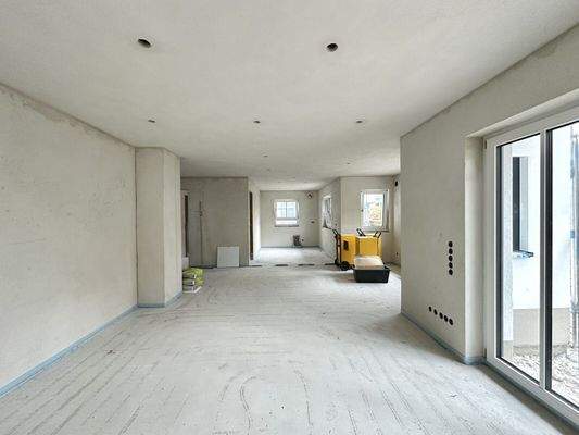 Aktueller Bautenstand KW42 - Wohnbereich