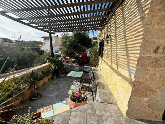 Südostkreta, Koutsounari: Haus mit wunderschönem Meerblick zu verkaufen