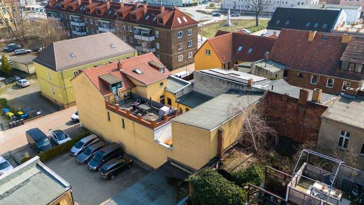 Mehrfamilienhaus Seitenansicht