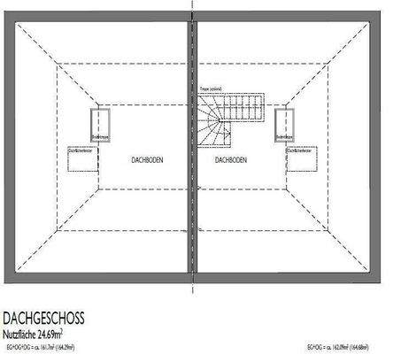 Grundrisse Bodenraum