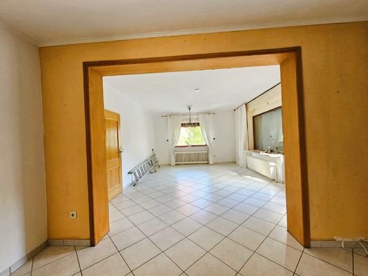 Essbereich - Blick zum WZ
