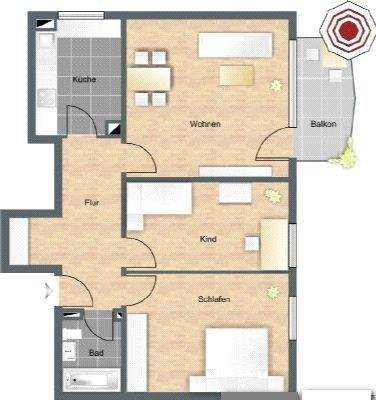 WE 128  ES51 Grundriss
