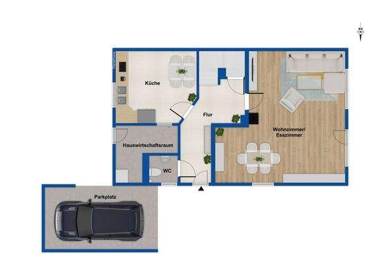 Grundriss Erdgeschoss