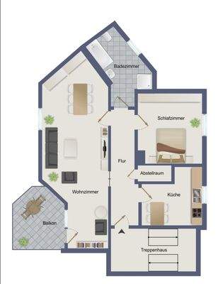 Grundriss_2-Zimmer-Wohnung