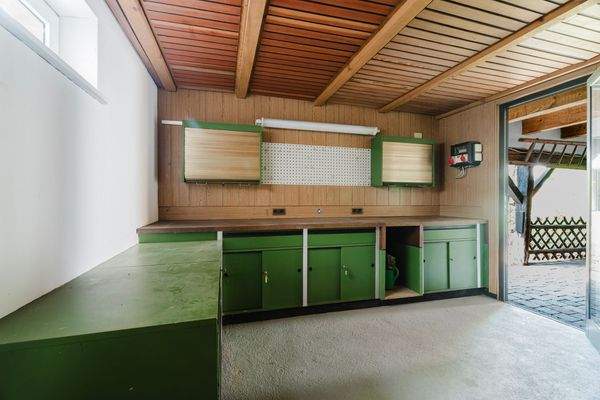 Werkstatt im Nebengebäude