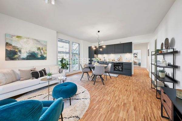 Wohn- und Essbereich (Musterwohnung)