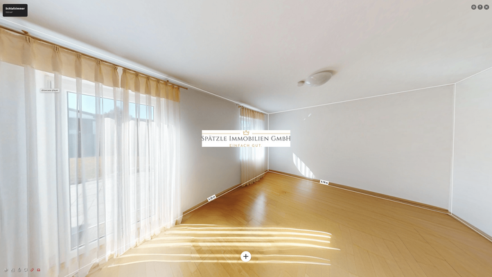 Schlafzimmer EG ohne Möbel 