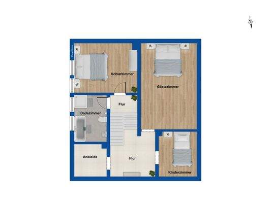 Grundriss Obergeschoss