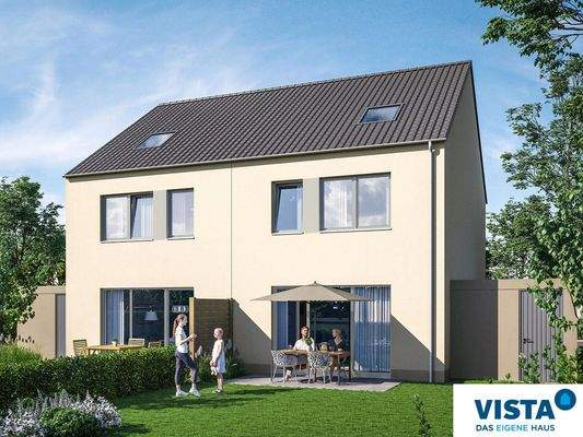 Visualisierung Gartenseite - VISTA L-DHH