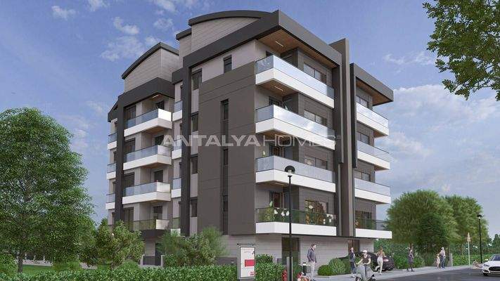 Flats in Complex with Pool in Antalya Kepez