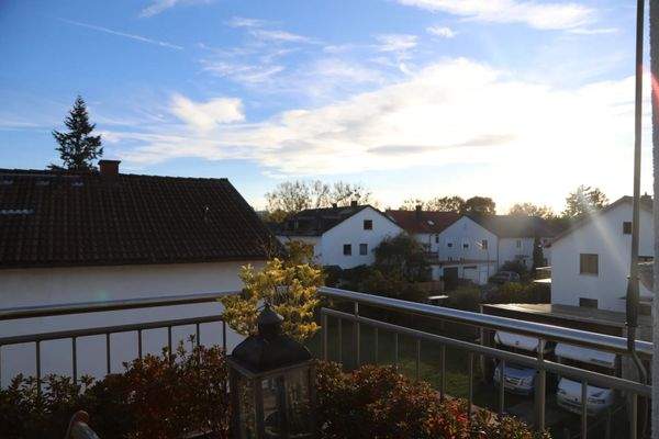 Blick vom Balkon