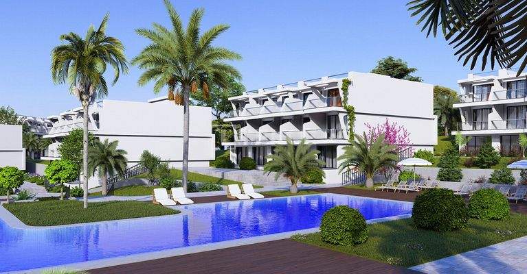 Apartments in a Complex Close to the Sea in North Cyprus Tatlısu