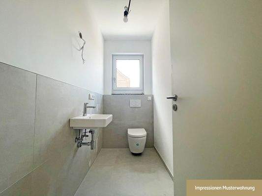 Beispielhaftes Gäste-WC