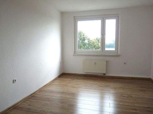 Blick ins Schlafzimmer