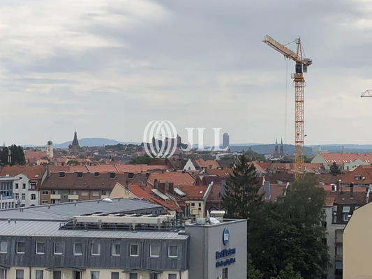 Burgblick vom Balkon