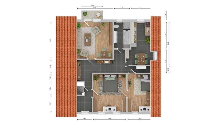 Grundriss Dachgeschoss