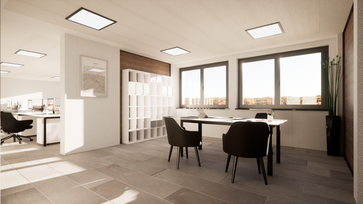 Visualisierung Büroflächen