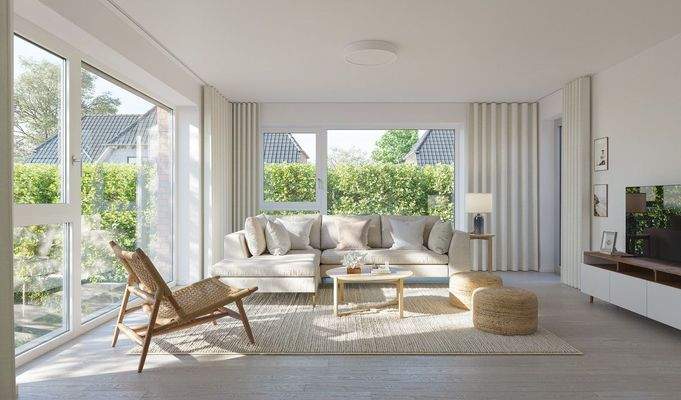 großzügiges Wohnzimmer