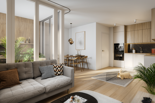 Innenvisualisierung Wohnküche