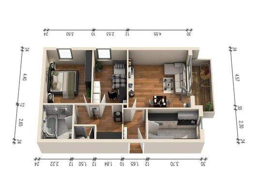 Grundriss Ansicht-NORD