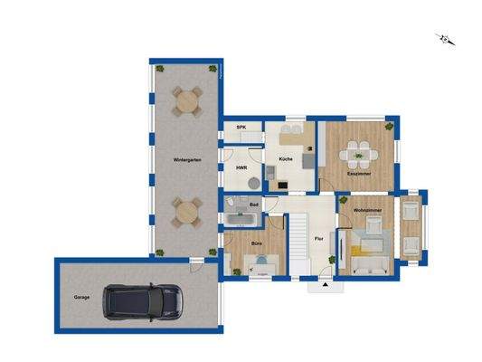 Grundriss - Erdgeschoss