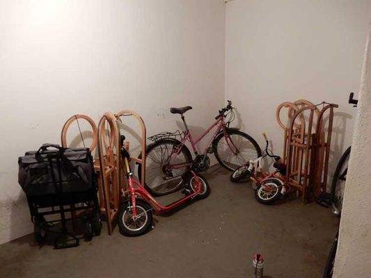 Fahrradraum im Kellergeschoss