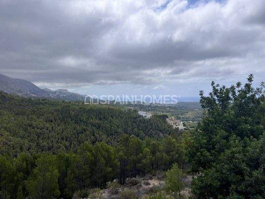 7716 sqm Sea View Residential Plot in Altea Costa Blanca