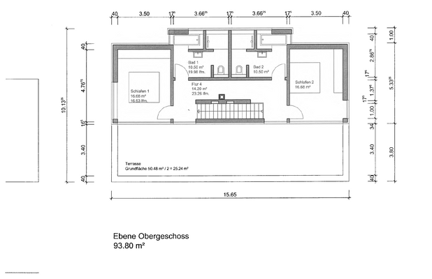 Grundriss _ Ebene Obergeschoss