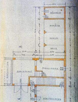 Wirtschaftsgebäude Garten hinten