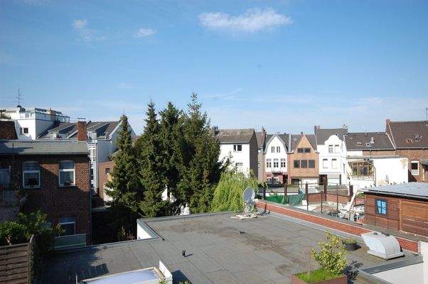 Aus d. Fenster Schlafzimmer 