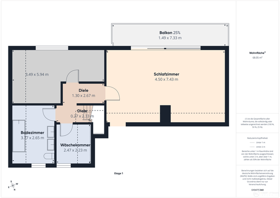 Grundriss Dachgeschoss