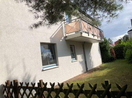 Giebel-West-Balkon der Wohnung