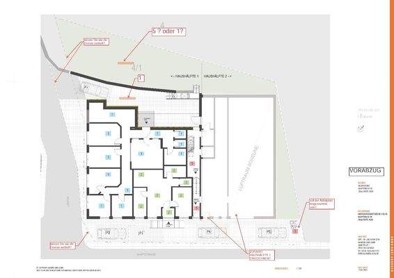 Erdgeschoss Wohnung 1 und 2