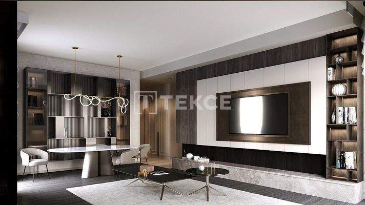 Apartments in the Project with Shopping Center on Eskisehir Road
