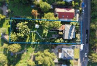 Luftbildaufnahme Grundstück