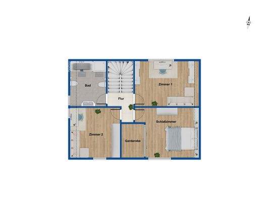 Grundriss Dachgeschoss