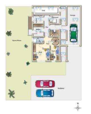 Grundriss Untergeschoss