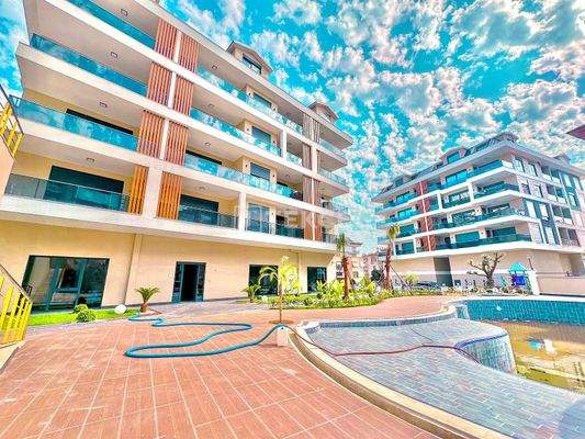 Stylish Flats in a Complex with Pool and Parking in Alanya