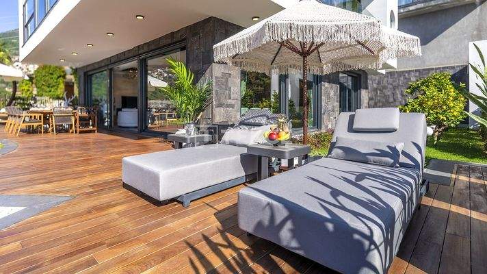 City and Sea View Detached Villa in Alanya