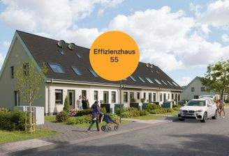 Unsere Reihenhäuser stehen in grüner Umgebung