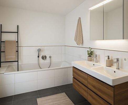 Badezimmer (KI-Staging) 