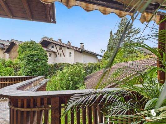 Balkonblick in Partenkirchen