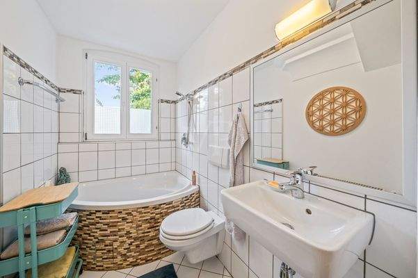 Badezimmer in der Einliegerwohnung