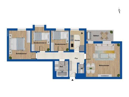 Grundriss 2. Obergeschoss