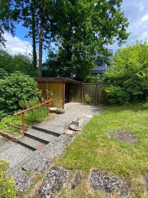 Abstellmöglichkeit im Garten 