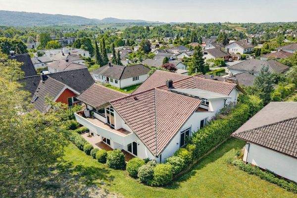 Visualisierung Luftaufnahme, ruhige Lage in grüner Umgebung